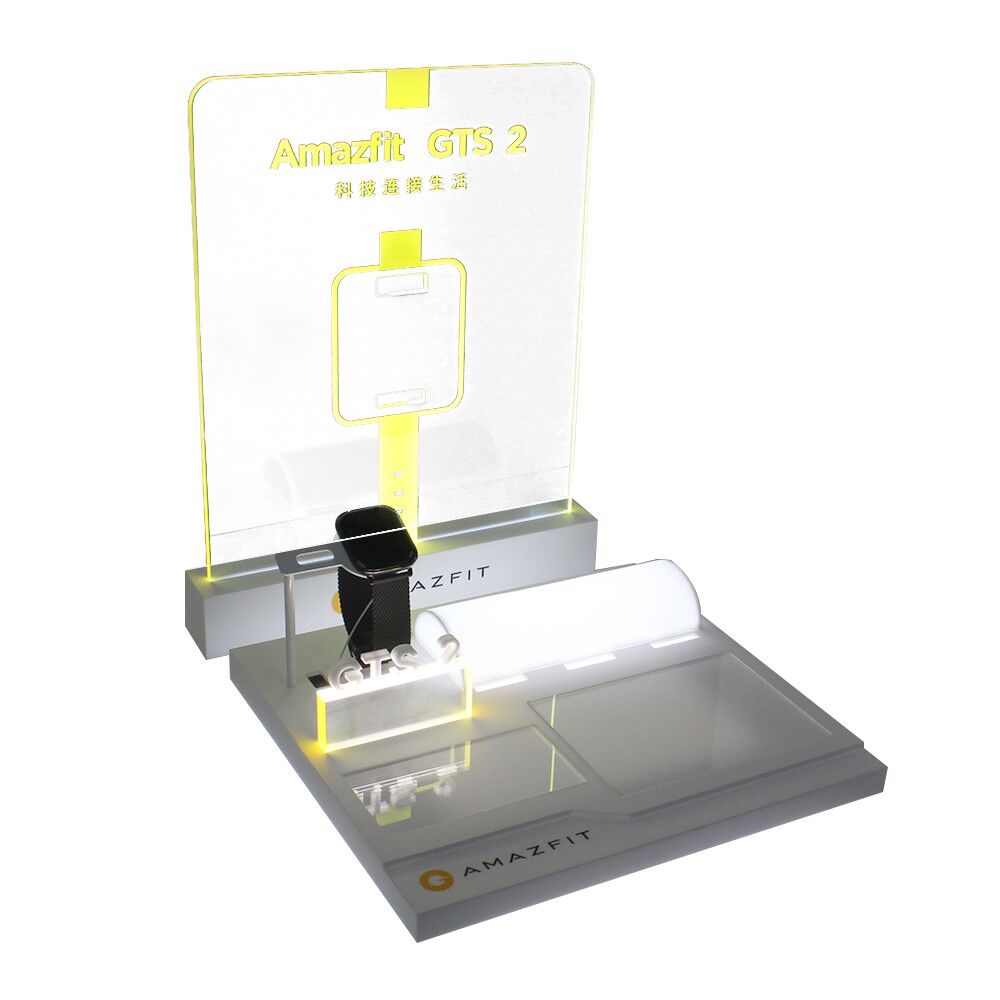 Acrylic Watch Display Rack Stand with LED China Manufacturer